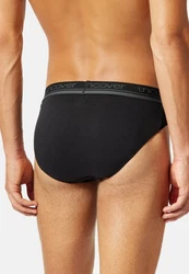 uncover by SCHIESSER Slip Basic Spar-Set Rio Slip Schwarz/Dunkelgrau/Grau