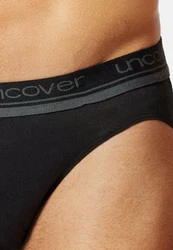 uncover by SCHIESSER Slip Basic Spar-Set Rio Slip Schwarz/Dunkelgrau/Grau