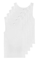 Achselhemd Herren Unterhemd 77501011-wei (Packung, 5-St., 5er Pack) Optimale Passform, pflegeleicht, formbestndig, hautsympatisch