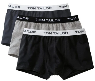 TOM TAILOR Retro Pants Herren Boxershorts (3-St) 3er Pack 