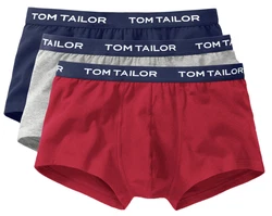 TOM TAILOR Retro Pants Herren Boxershorts (3-St) 3er Pack 