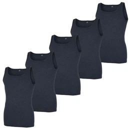 GTZBURG Unterhemd (Mehrpack, 5-St., 5 Stck) Feinripp im 5er Pack, Classic Ringel