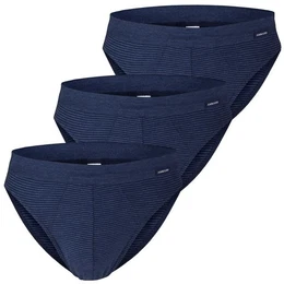 Slip (3-St) ohne Eingriff, strapazierfhig, Feinripp, im 3er Pack