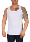 EloModa Unterhemd Herren 2-Stück Weiß/Creme/Schwarz EloModa Unterhemd Herren 2-Stück Weiß/Creme/Schwarz