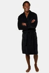 JP1880 Bademantel Homewear Schwarz/Dunkelblau