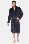 JP1880 Bademantel Homewear Dunkelblau/Schwarz/Blau
