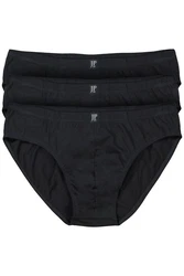 JP1880 Slip Unterhose (3-St) Schwarz/Dunkelblau