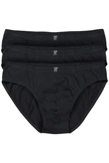 JP1880 Slip Unterhose (3-St) Schwarz/Dunkelblau