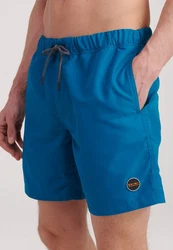 Shiwi Badeshorts Herren Badehose mit Eingrifftaschen Blau/Hellblau
