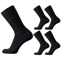 TOM TAILOR Socken Herren 4er Pack uni basic schwarz