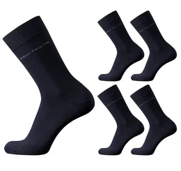 Socken Herren Socken 4er Pack uni basic dark navy blau 43-46