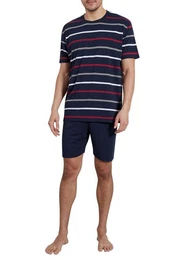 GTZBURG Shorty GTZBURG Herren Shorty blau quergestreift (1 tlg)