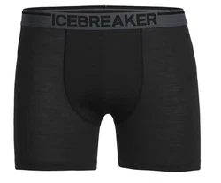 Icebreaker Boxershorts Anatomica Schwarz