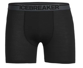 Icebreaker Boxershorts Anatomica Schwarz