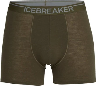 Icebreaker Boxershorts Anatomica Khaki/Dunkelgrün