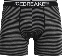 Icebreaker Boxershorts Anatomica Schwarz/Dunkelgrau/Rosa/Braun