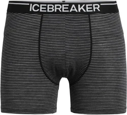 Icebreaker Boxershorts Anatomica Schwarz/Dunkelgrau/Rosa/Braun