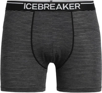 Icebreaker Boxershorts Anatomica Schwarz/Dunkelgrau/Rosa/Braun