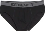 Icebreaker Funktionsunterhose Anatomica Briefs Schwarz/Hellblau/Dunkelgrau