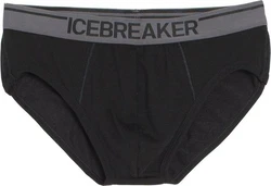 Icebreaker Funktionsunterhose Anatomica Briefs Schwarz/Hellblau/Dunkelgrau
