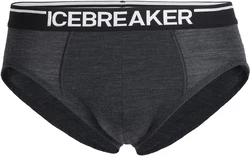Icebreaker Funktionsunterhose Anatomica Briefs Dunkelgrau/Lila/Rosa/Grau