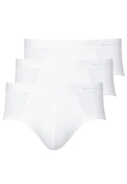 Slip 3er Pack Casual Cotton (Spar-Set, 3-St) Slip / Unterhose - Baumwolle - Ohne Eingriff - Aufgesetzter Webbund