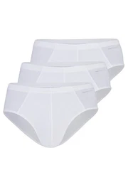 Slip 3er Pack Casual Cotton (Spar-Set, 3-St) Slip / Unterhose - Baumwolle - Ohne Eingriff - Ummantelter Elastikbund