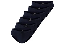 GTZBURG Slip (6-St) Style Herren Slips Dunkelblau