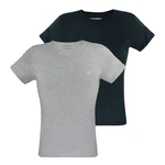 Emporio Armani Unterziehshirt Crew Neck Dunkelblau/Blau/Grau/Dunkelgrau/Hellblau