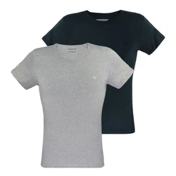 Emporio Armani Unterziehshirt Crew Neck Dunkelblau/Blau/Grau/Dunkelgrau/Hellblau