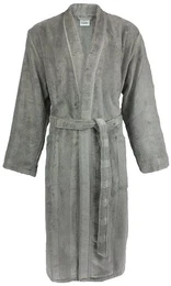 Caw Unisex-Bademantel 1002, Langform, Walkfrottier, Kimono Kragen, Grtel, Walkfrottier