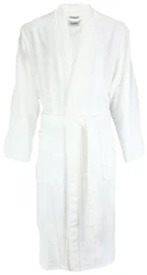 Caw Unisex-Bademantel Langform Kimono Kragen 1002