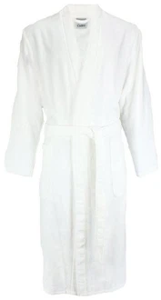 Caw Unisex-Bademantel Langform Kimono Kragen