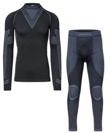 Funktionsunterhemd Herren Funktionsunterwsche SET Shirt Unterhose Thermoaktiv LAGI003 (Set, mit Funktionsunterhose)
