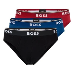 BOSS Slip mit Logo Webbund (3er-Pack) Gold/Dunkelblau/Rot/Rosa/Braun