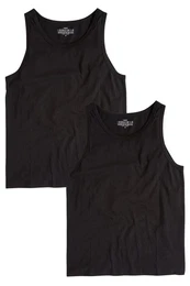 Unterhemd Unterhemden aus reiner Baumwolle, 2er-Pack (2-St)