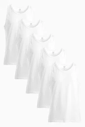 Unterhemd Trgerhemden aus 100% Baumwolle, 5er-Pack (5-St)