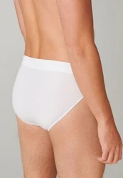 Schiesser Slip Organic Cotton mit seitlichen Streifen (3-St) im 6er Pack Grau/Weiß/Hellgrau