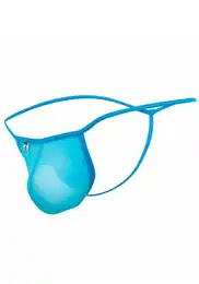 String Transparenter String - hellblau (1-St) transparent