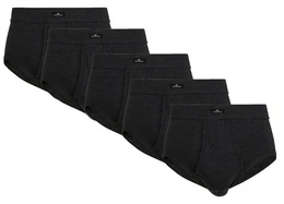 GTZBURG Slip 5er Pack Herren Unterhosen (5-St) Feinripp mit Eingriff