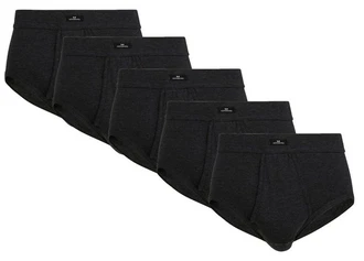 GTZBURG Slip Herren Unterhosen Feinripp mit Eingriff Schwarz/Dunkelgrau/Khaki