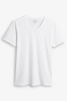 Next Unterhemd T-Shirts mit V-Ausschnitt V-Shirt (5er-Pack)