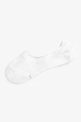 Next Flinge unsichtbare Sneaker-Socken (5-Paar) Weiß/Creme