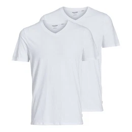 Unterziehshirt Basic V-Neck Tee SS (2-St) aus softem Baumwoll-Jersey
