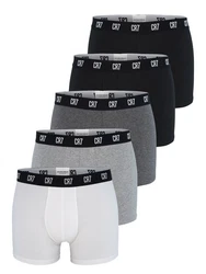 CR7 - Cristiano Ronaldo Boxershorts Grau/Dunkelgrau