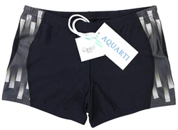 Aquarti Badehose Kurz Sportlich Streifen 
