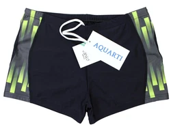 Aquarti Badehose Kurz Sportlich Streifen 