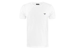 Emporio Armani Pyjama Shorty mit Bermudashorts Weiß/Blau/Creme/Hellblau/Dunkelblau