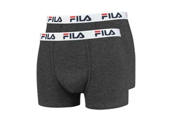 Fila Herren Boxer Shorts (2er Pack) dunkelgrau