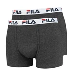 Fila Herren Boxer Shorts (2er Pack) dunkelgrau